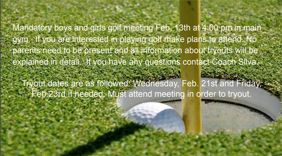 Mandatory Golf Meeting